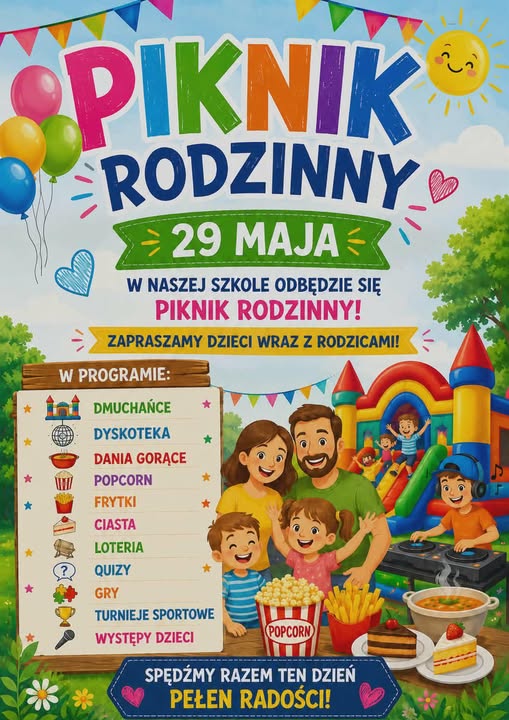 Plakat z okazji Dnia Dziecka