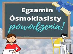 Egzamin ósmoklasisty - grafika powdzenia