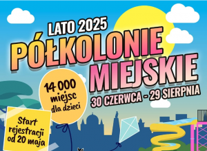 Półkolonie miejskie - baner