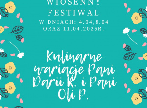 Plakat promujący Wiosenny Festiwal Kulinarny