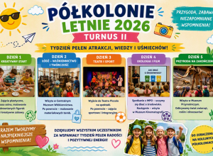 Półkolonie letnie 2026 turnus 2 - plakat_1